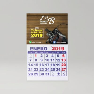 Mini Calendario Imantado